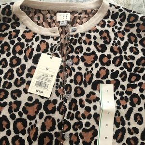 Leopard print sweater